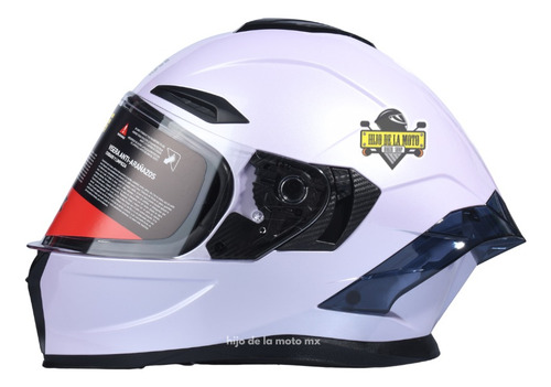 Casco Integral Noss Ns-803 Solid Blanco Brillante