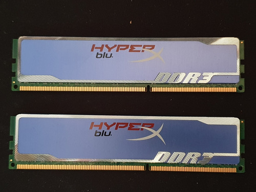 Kit Memoria Ram Kingston Hyper X Blu 8gb Ddr3 1600 Dimm X 2 