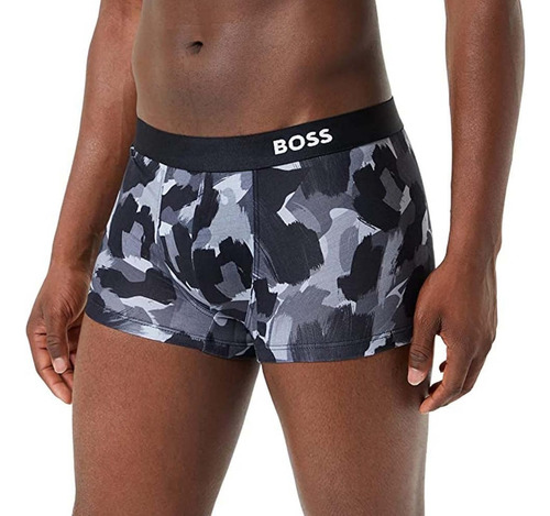 Boxer Boss Trunk Refined Calzoncillo Algodón Gris Original