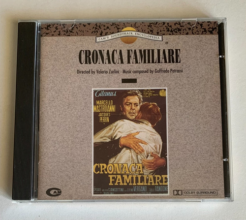 Cd Cronaca Familiare Soundtrack 1962 - Goffredo Petrassi Imp (Usado)