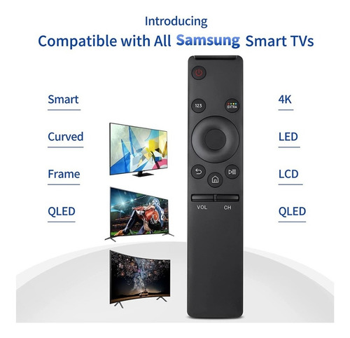 Control Generico Compatible Para Samsung Smart Uhd Tv 4k
