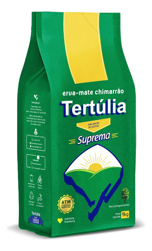 Erva-mate Tertúlia chimarrão suprema sem glúten 1 kg