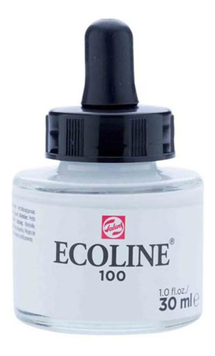 Tinta Aquarela Liquida Talens Ecoline 30ml - White Cor 100 White