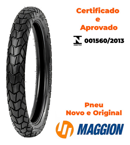 Pneu Dianteiro Royal Enfield Squadron Blue 90-90-19 Maggion
