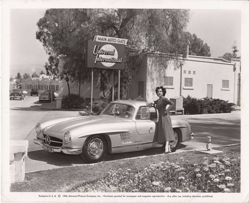 1954 Fotografia Automovil Mercedes Benz 300 Sl Gullwing 1