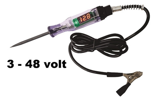 Probador Tester De Corriente Automotriz 3 - 48v