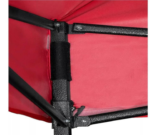Toldo Carpa Plegable Reforzado 3x4.5 Impermeable Eventos Color Rojo