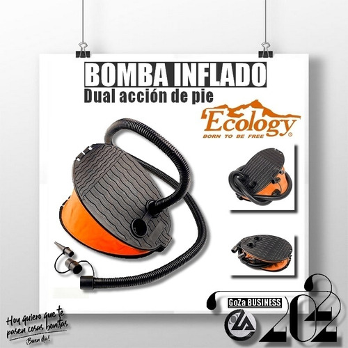 Bomba De Pedal Ecology Pie Doble Acción