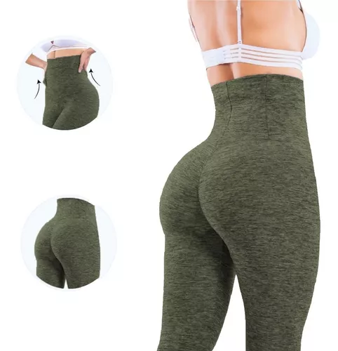 Leggins Deportivo Control Abdomen Pantalón Licra Mujer