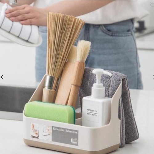 Imagen 4 de 9 de Organizador De Bacha Cocina Esponja Detergente