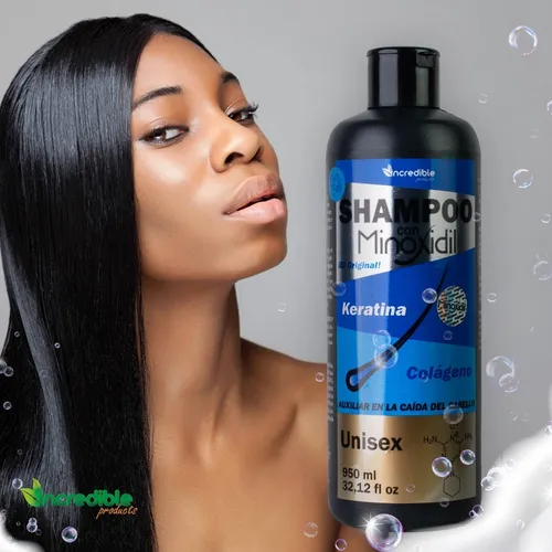 Kit 2 Shampoo Minoxidil + Cola De Caballo Keratina Sin Sal en venta en