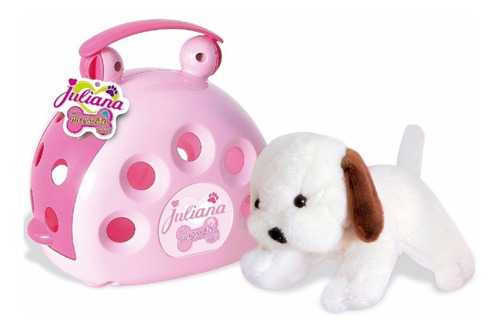 Juliana Mascota Perro Peluche Y Valija Juguete Jul029