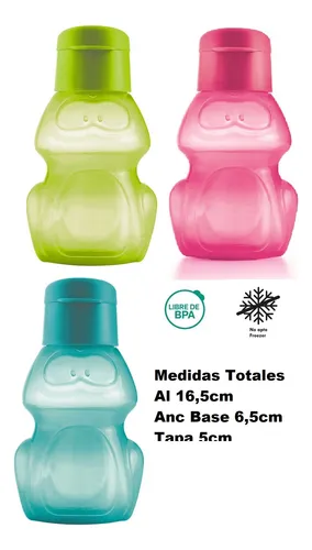 Botellita Frogy / Sapito Ecokids 350ml Tupperware®libre Bpa