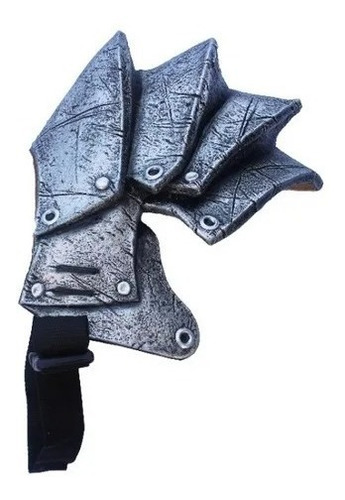 Hombrera Para Disfraz Pauldron Silver Halloween