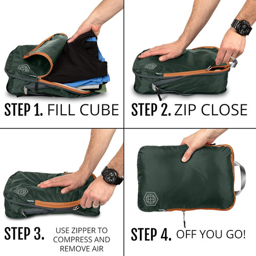 Cubos De Compresión Para Viajes - Maletas Y Mochilas.
