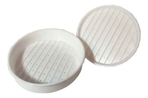 Imagen 3 de 7 de Molde Para Hacer Hamburguesas Caseras Plástico Manual 12cm