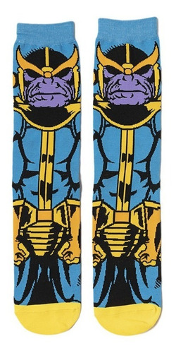 Calcetines Thanos Avengers Algodón, Talla Adulto