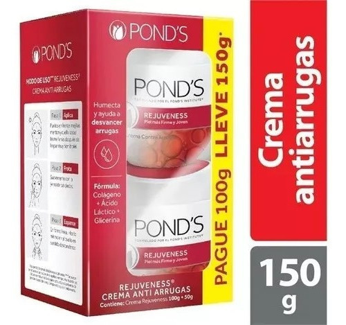 2 Ponds Rejuveness X 100g + 50g - g a $250