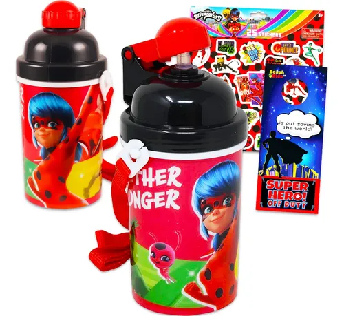 Juego De Vasos Crenstone Miraculous Ladybug - Vaso Miraculou
