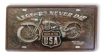 Comprar Chapas Matricula Vintage Motos  Barbacoa Bar Decoracion