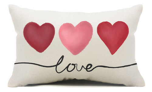 Fundas De Almohada Para El Da De San Valentn De 12 X 20 PuLG