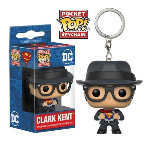 Pocket Pop Llavero Clark Kent Superman Dc Comics Funko
