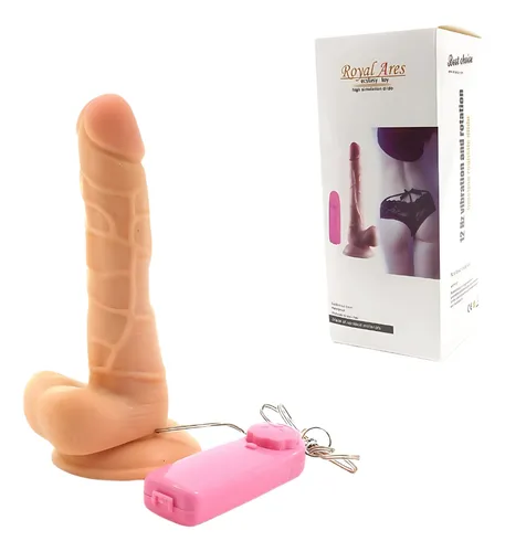 Vibrador Consolador Con Ventosa Y Estimulador De Clitoris