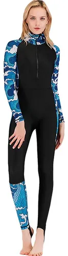 Traje De Ba o De Cuerpo Completo De Piernas Y Mangas Largas