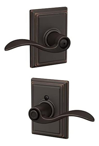 Schlage F40 Acc 716 Agregue La Palanca De La Puerta De Con Y