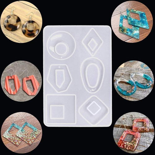 195pcs / Set Set De Fabricación De Aretes 5pcs Moldes Para