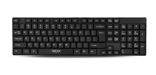 Teclado + Mouse Optico Combo Imexx Usb Negro Español Nuevo