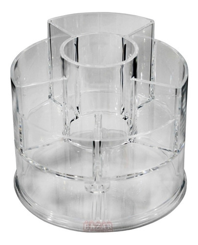 Imagem 2 de 4 de Organizador Pinceis Maquiagem Rytop Transparente Em Acrílico