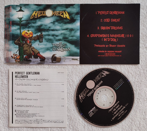 Helloween Perfect Gentleman Edition Single Japan Promo