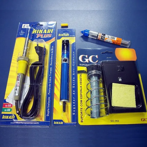Kit Eletrônica Hikari Com Multímetro Personalizado Juliotkml