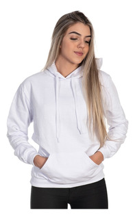 blusa branca de frio feminina