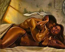 Comprar Art American Native African Lovers Couple Kissing Diy 5d Kit