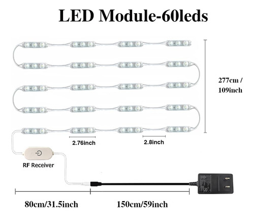 Cuihuajiade Kit De Luces De Tocador De Estilo Hollywood