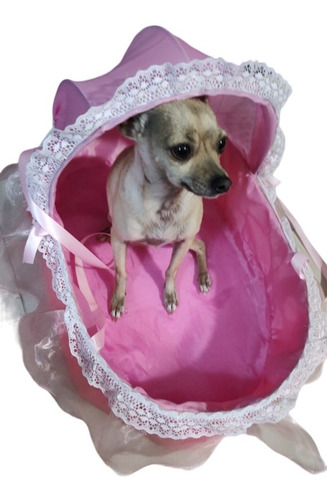 Cama Para Perro Tipo Moises, Elegante Comoda Colores 1 Pieza