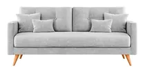 Comprar Sillon Escandinavo De 2 Cuerpos Tela Chenille