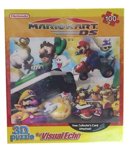 Rompecabezas Nintendo Mario Kart Ds 3d 100 Piezas