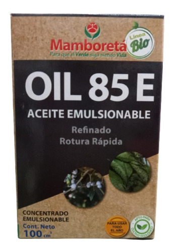 Mamboreta Oil 85 E Insecticida Aceite Emulsionable X 100cc