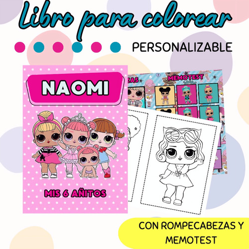 Libro Imprimible Para Colorear L.o.l. Surprise