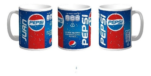 Pepsi Azul Mugs Pocillos Personalizados Vasos Tazas