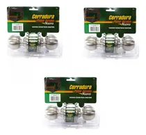 Comprar Cerradura Chapa Redonda Pomo Acero Para Alcoba Vera X 3 Und