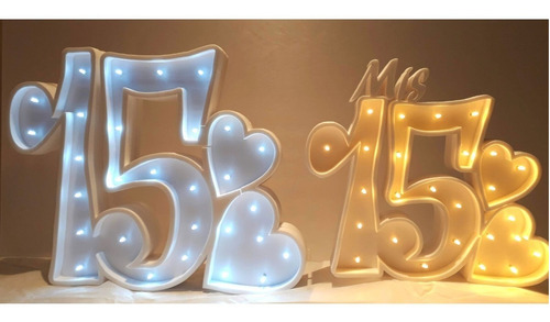 Nombres Iluminados 6 Letras 15 Cm Polyfan Luces Tu Nombre