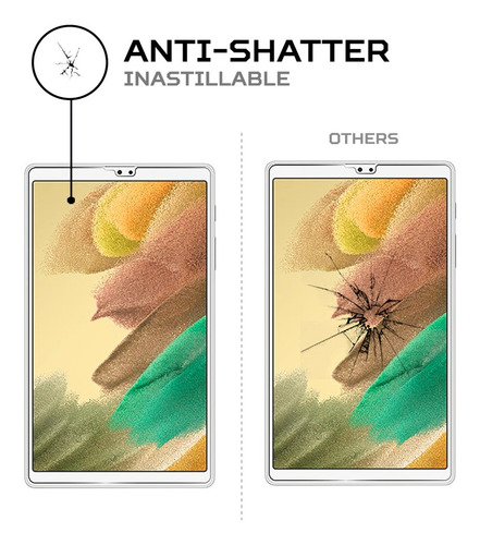 Imagen 5 de 6 de Protector De Pantalla Antishock Samsung Galaxy Tab A7 Lite