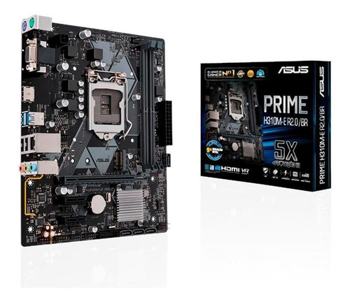 Imagem 2 de 5 de Placa Mae Asus Prime H310m-e R2.0/br Ddr4 Socket Lga1151