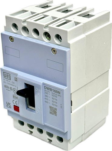 Disjuntor Caixa Moldada 3p Weg Dwb160n100 100a 11339704 Novo