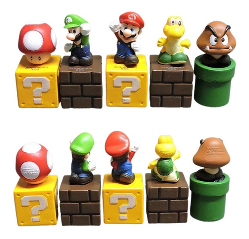 Mario Bros Set 5 Figuras