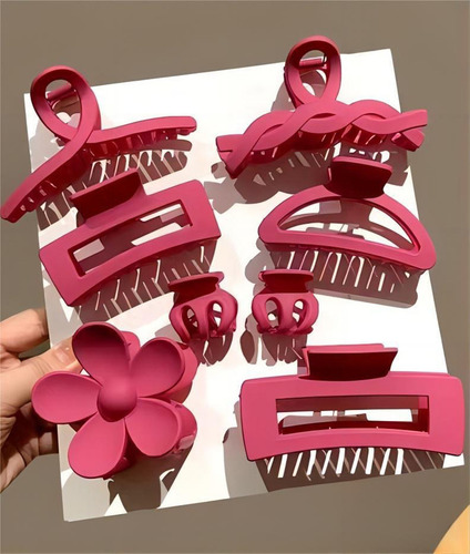 Pinzas For Cabello Moda Estilos Múltiples Mujer Y Niña 8pzs